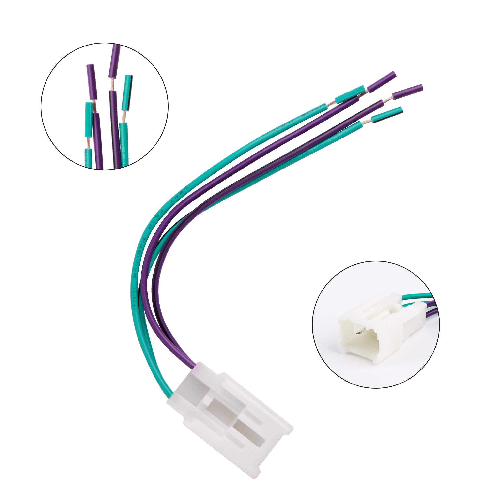 Rdbs Car Wire Harness Use To Connect Aftermarket Stereo Receiver Fit For 1984 Up Toyota Vehicles